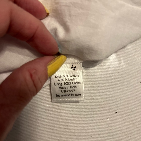 NWT Women size L White Eyelet Dress by So Good for Life - Picture 4 of 4